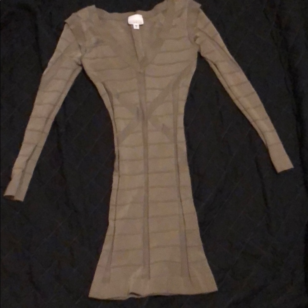 Kardashian Bebe bondage dress